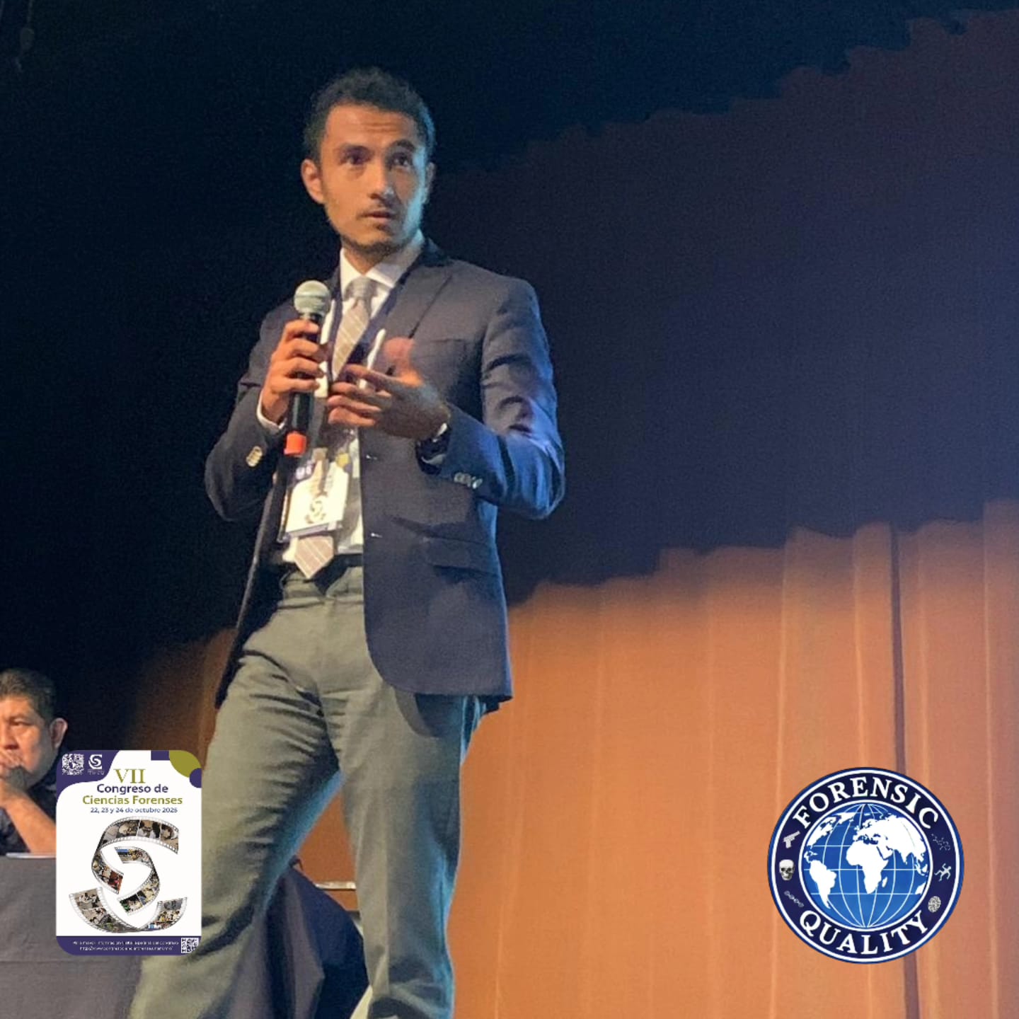 Guillermo Ortiz at VII Congreso de Ciencias Forenses